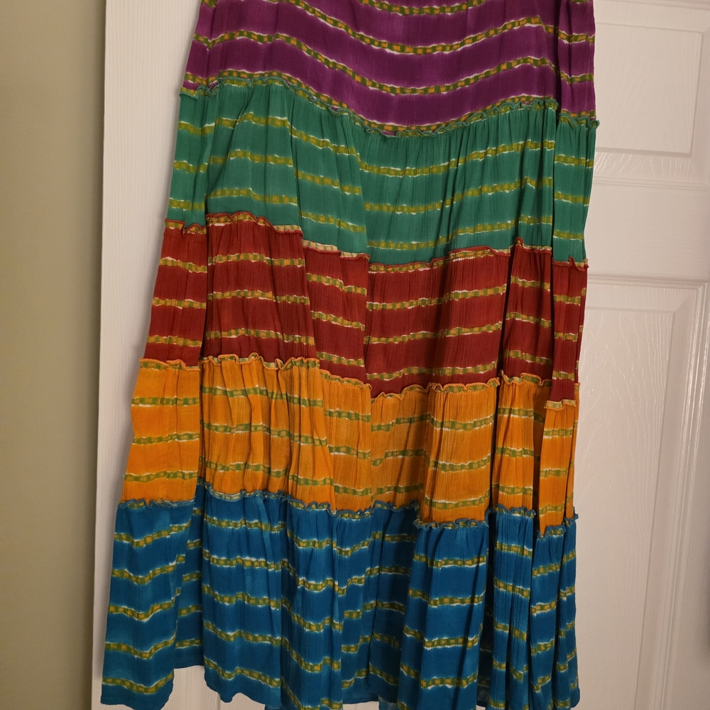 Ralph Lauren Multicolor Striped tiered Skirt